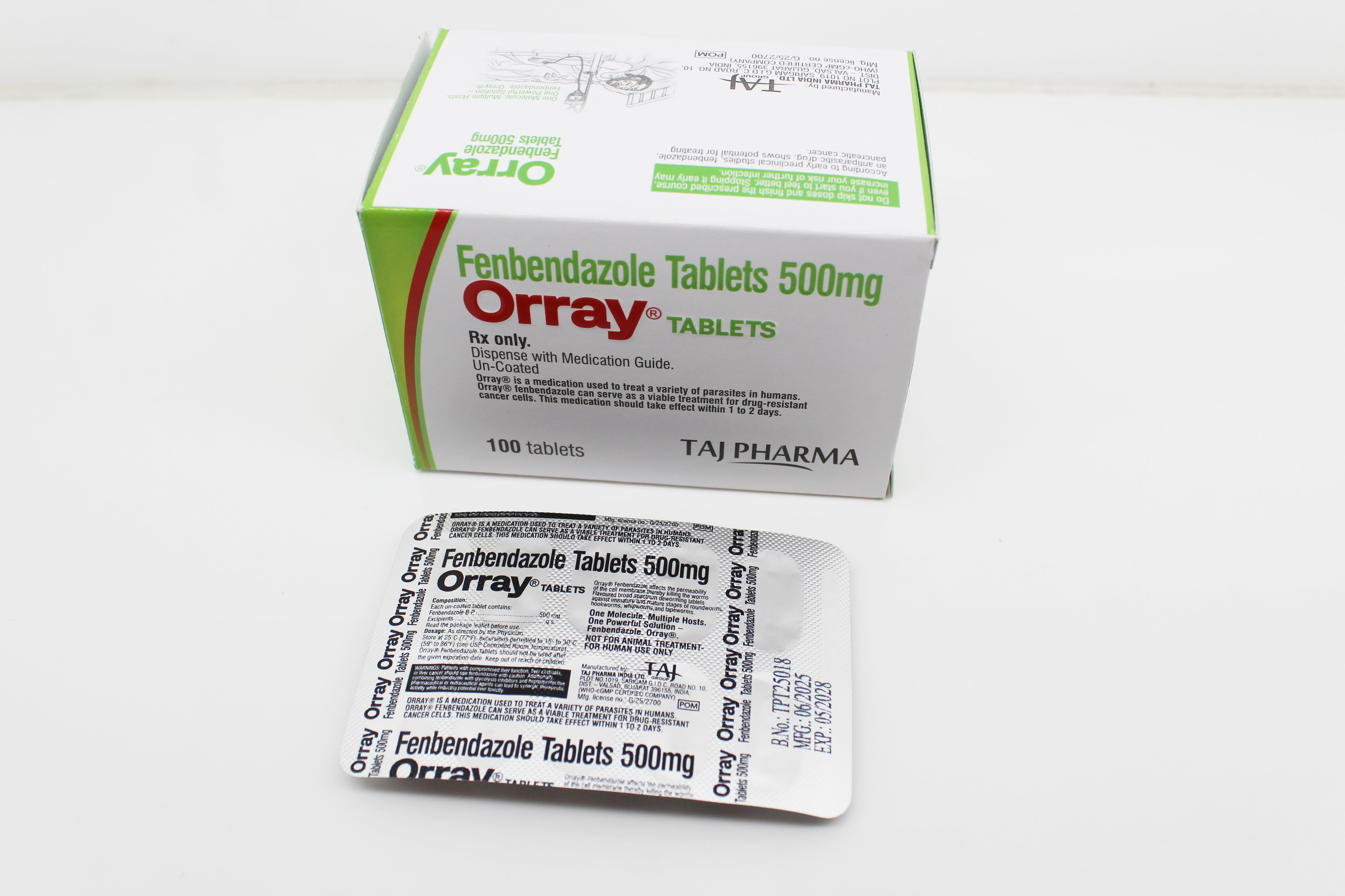 Fenbendazole 500mg – Manufacturer & Supplier